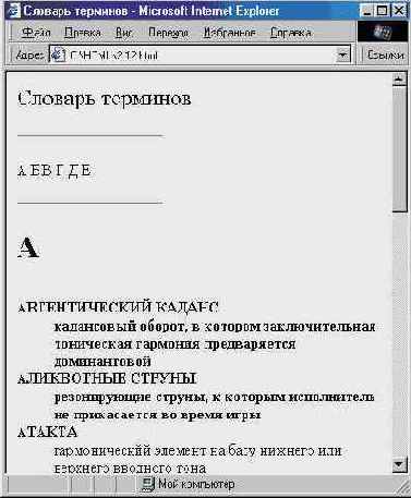 Маркированные и нумерованные списки